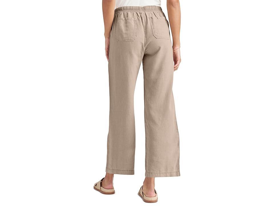 Womens Angie Drawstring Wide-Leg Crop Pants Product Image