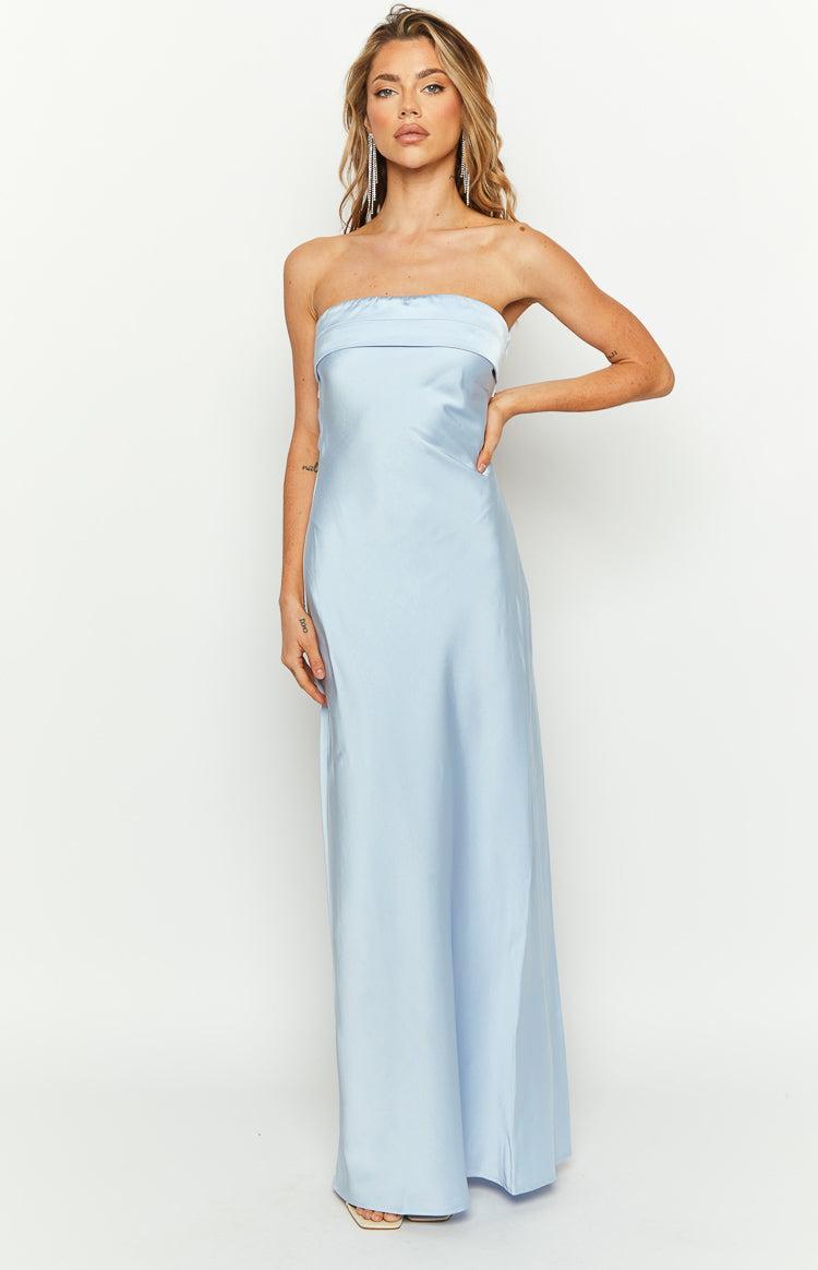 Maiah Blue Formal Maxi Dress Product Image