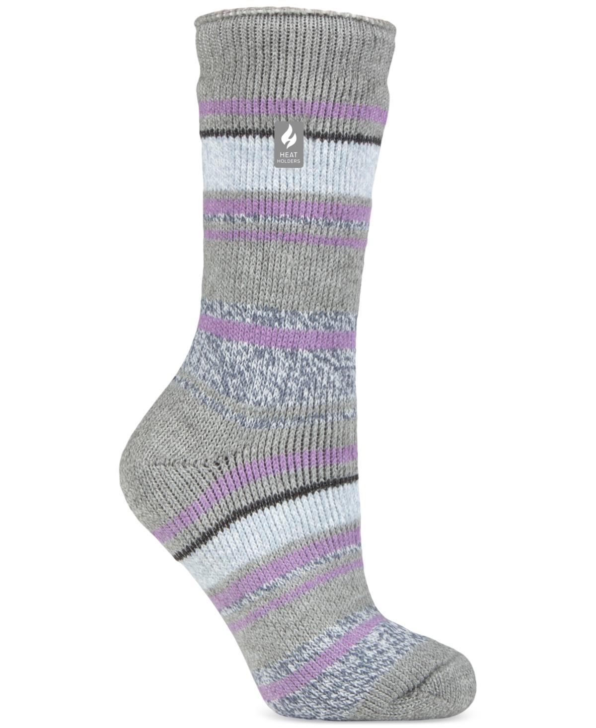 Heat Holders Womens Yasmine Multi Stripe Crew Socks Product Image