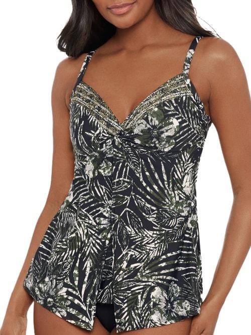 Zahara Love Knot Underwire Tankini Top DD-Cups Product Image