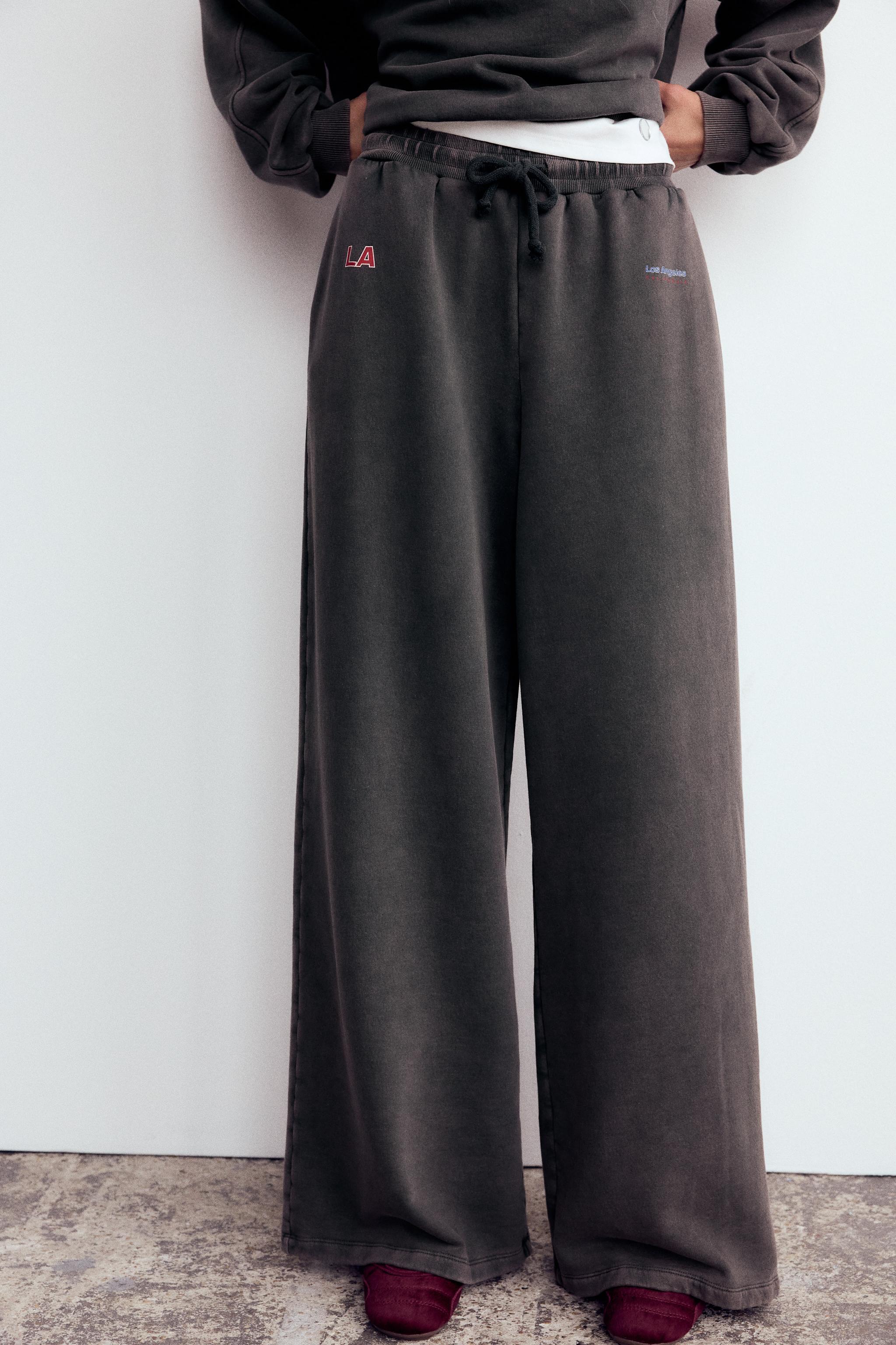 WASHED EFFECT JOGGER PANTS Product Image