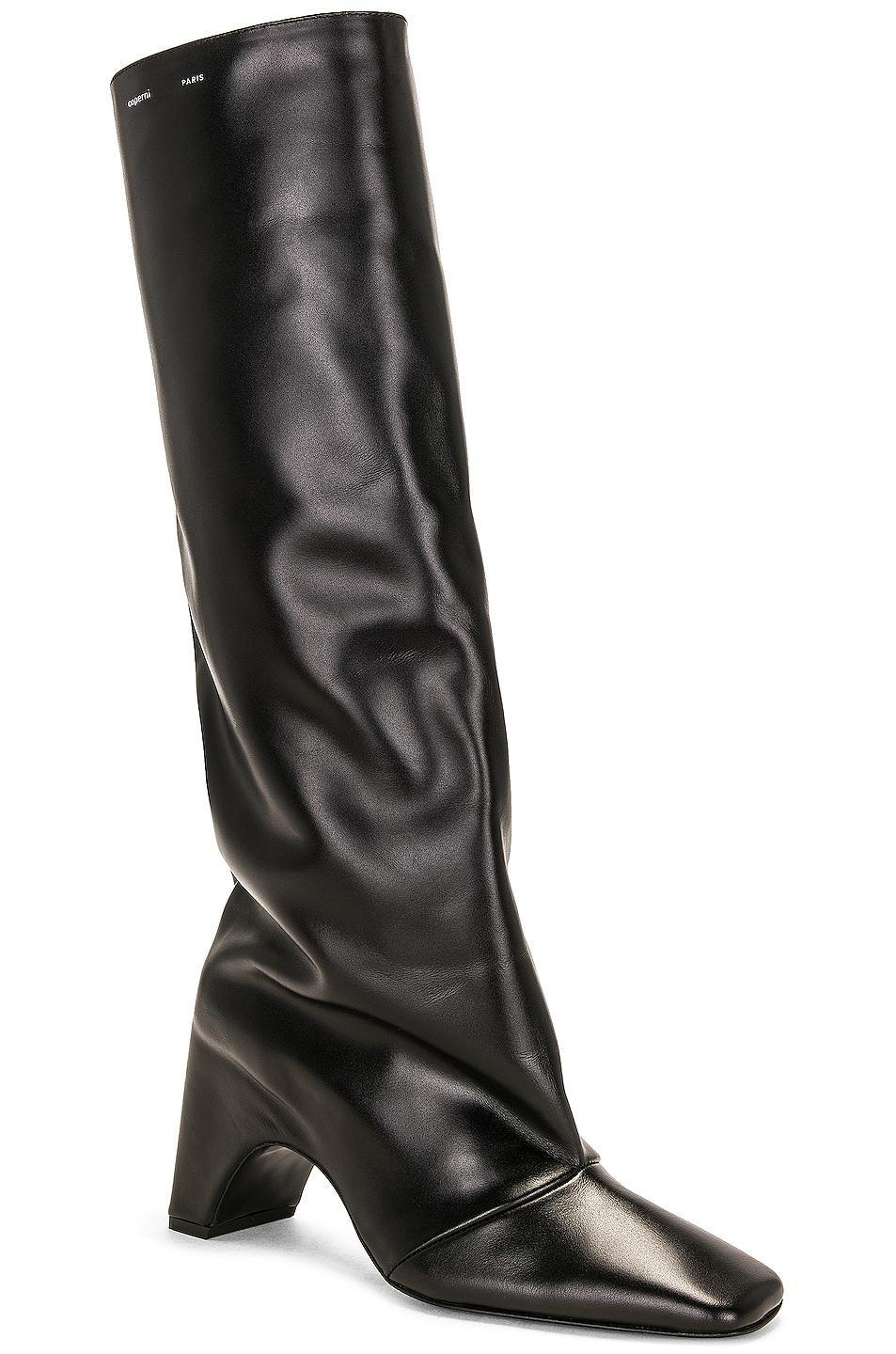 Coperni Bridge Boot in Black - Black. Size 37 (also in 36, 38, 39, 41). Product Image