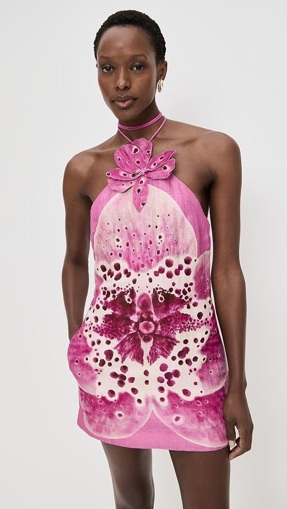 AMUR Everlee Orchid Print Mini Dress | Shopbop Product Image