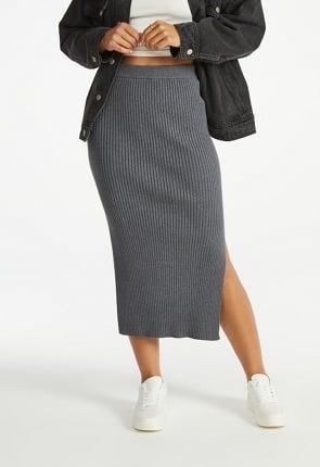 Sweater Midi Skirt Product Image