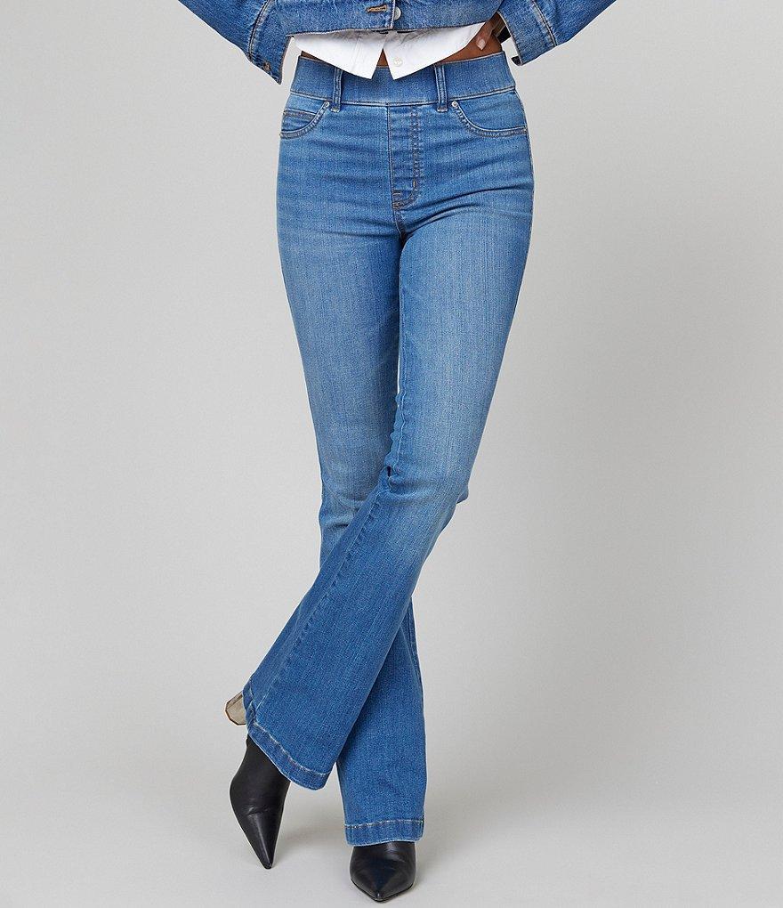 Spanx Retro High Rise Flared Leg Core Shaping Jeans Product Image