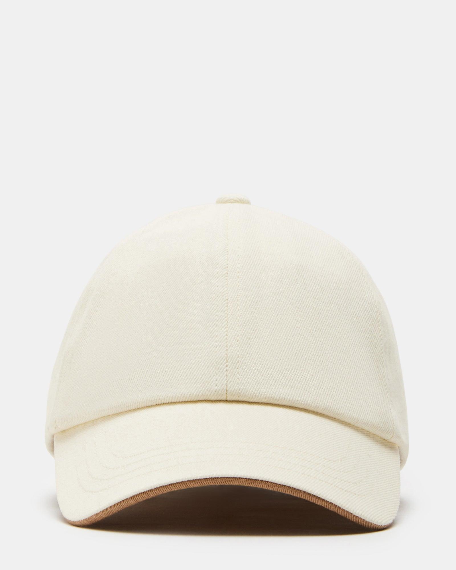 DENIM BASEBALL HAT IVORY Female Product Image