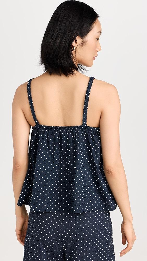 Stateside Linen Dot Swing Top | Shopbop Product Image