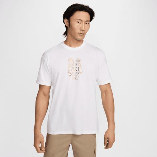 Nike Mens NSW Max 90 FTL 50th Anniversary T-Shirt - White/Gold Product Image