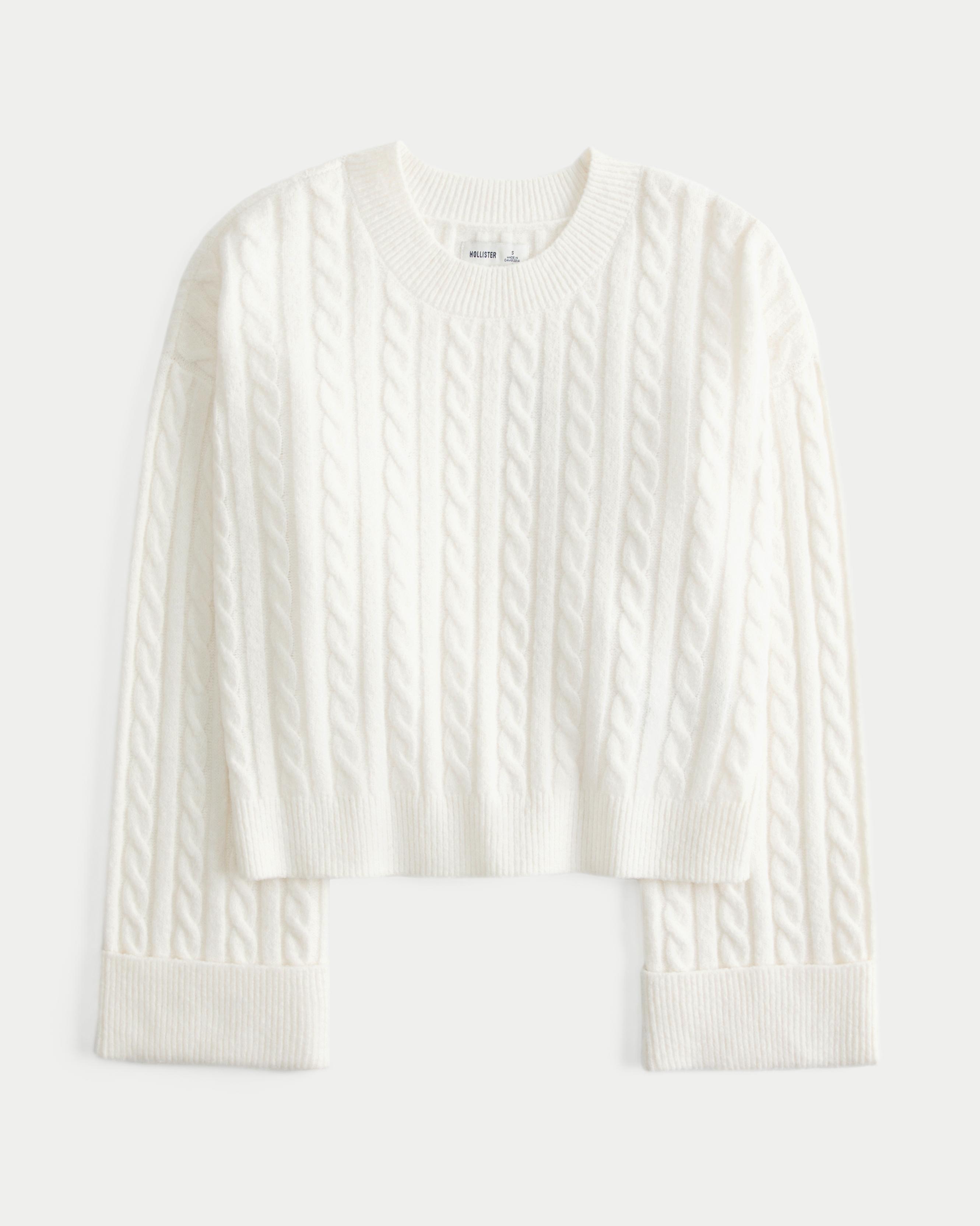 Hollister Comfy Cloud Cable-Knit Sweater Product Image