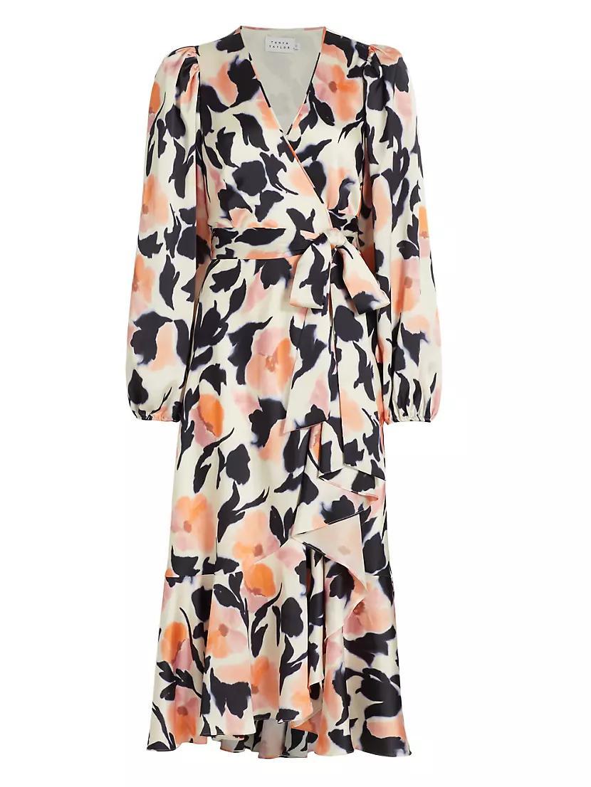 Blaire Floral Wrap Dress Product Image