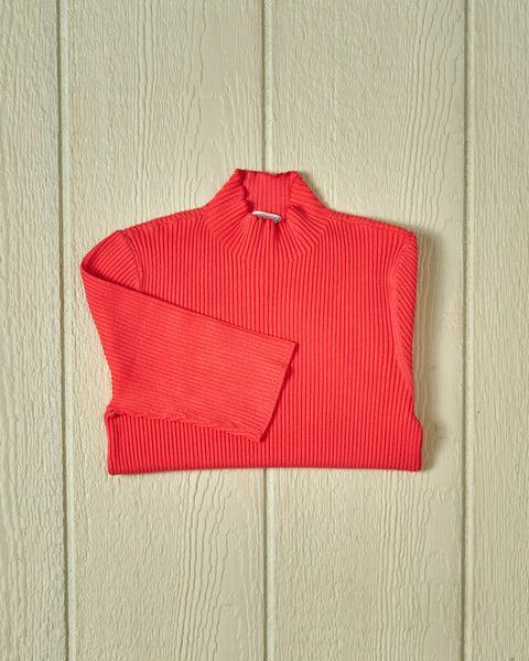 Haven Short Sleeve Knit Top in Coral Product Image