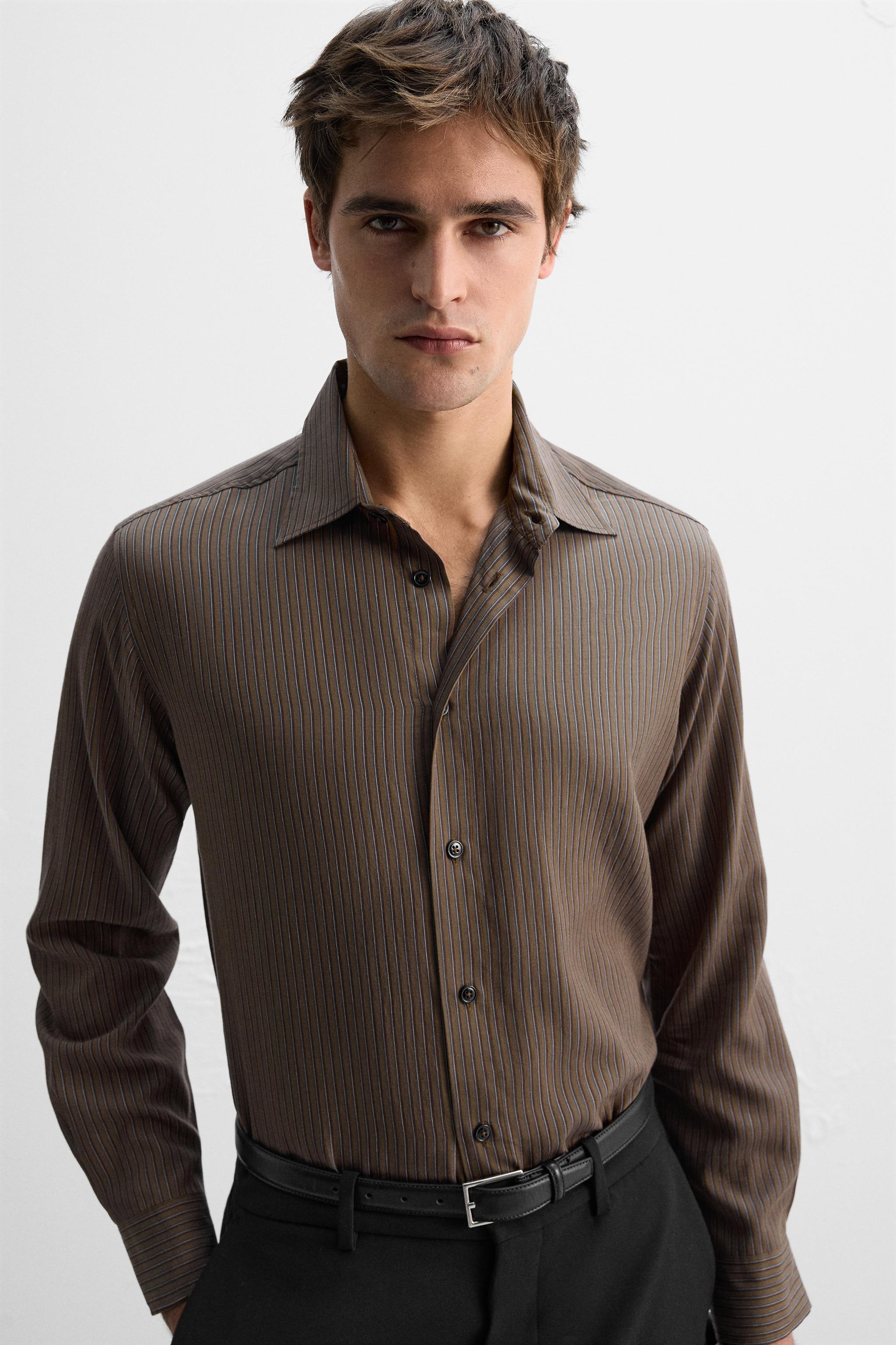 FLOWY STRIPED SHIRT Product Image