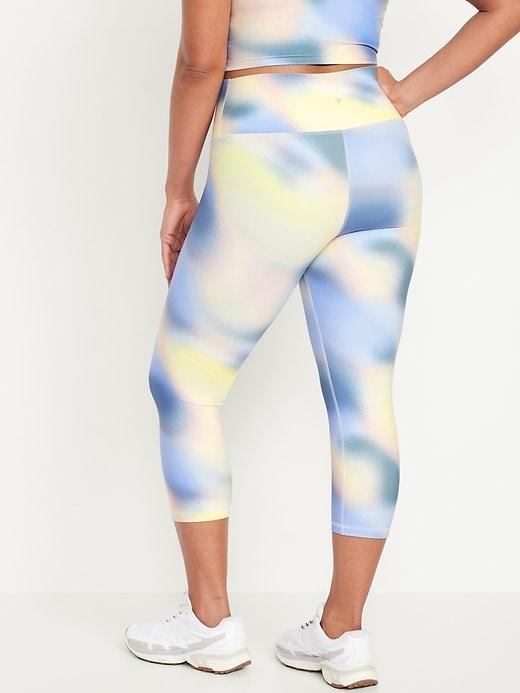 High-Waisted PowerSoft Crop Leggings Product Image