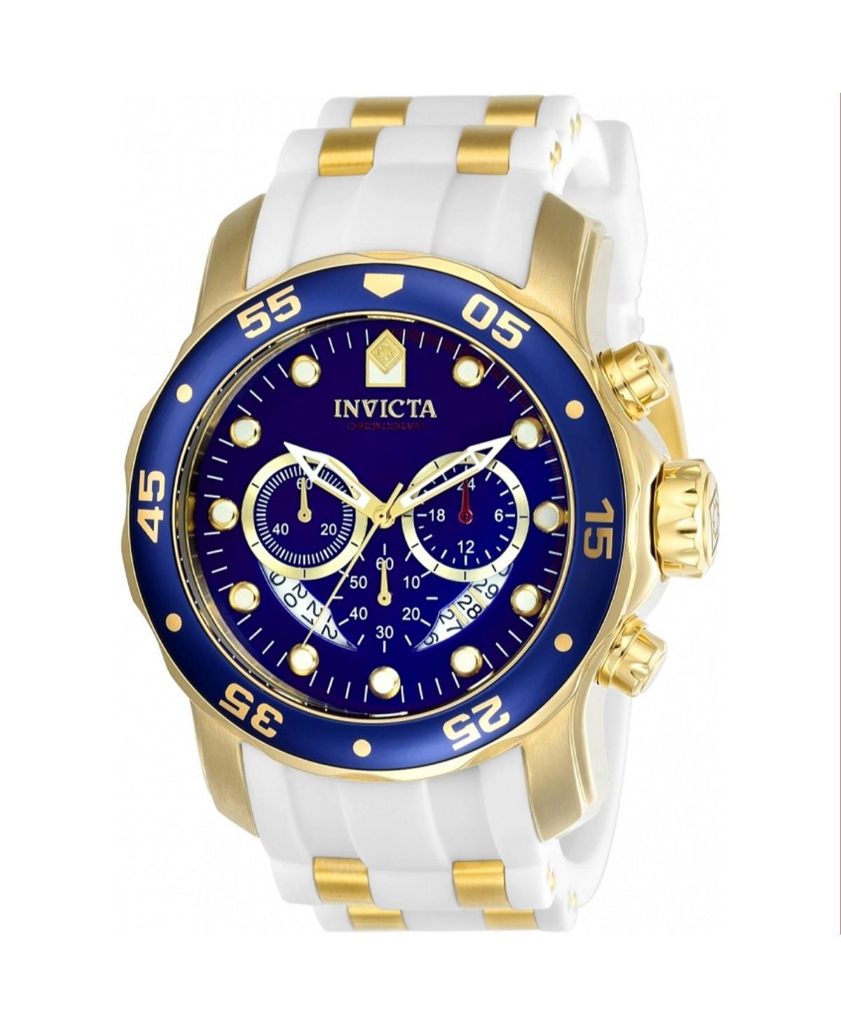 Invicta Mens 20288 Pro Diver Quartz Chronograph Blue Dial Watch - Blue Product Image