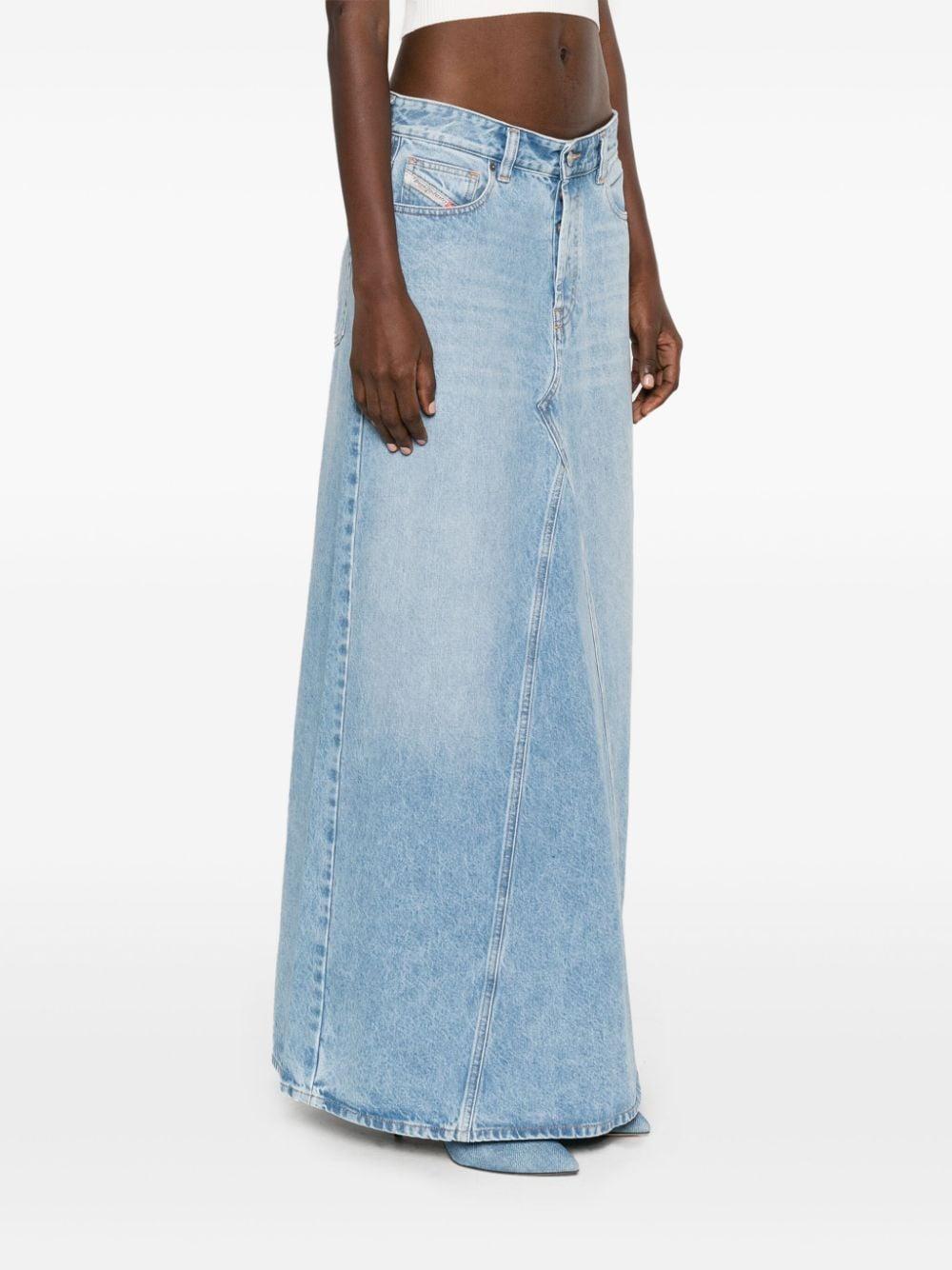 denim maxi skirt Product Image