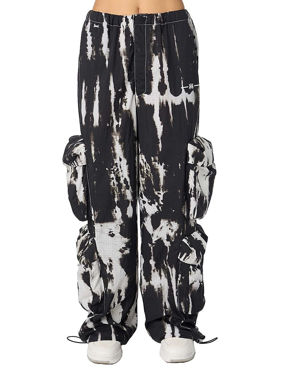 Womens Tie-Dye Nylon Pants Product Image