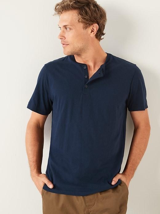 Soft-Washed Henley T-Shirt 3-Pack Product Image