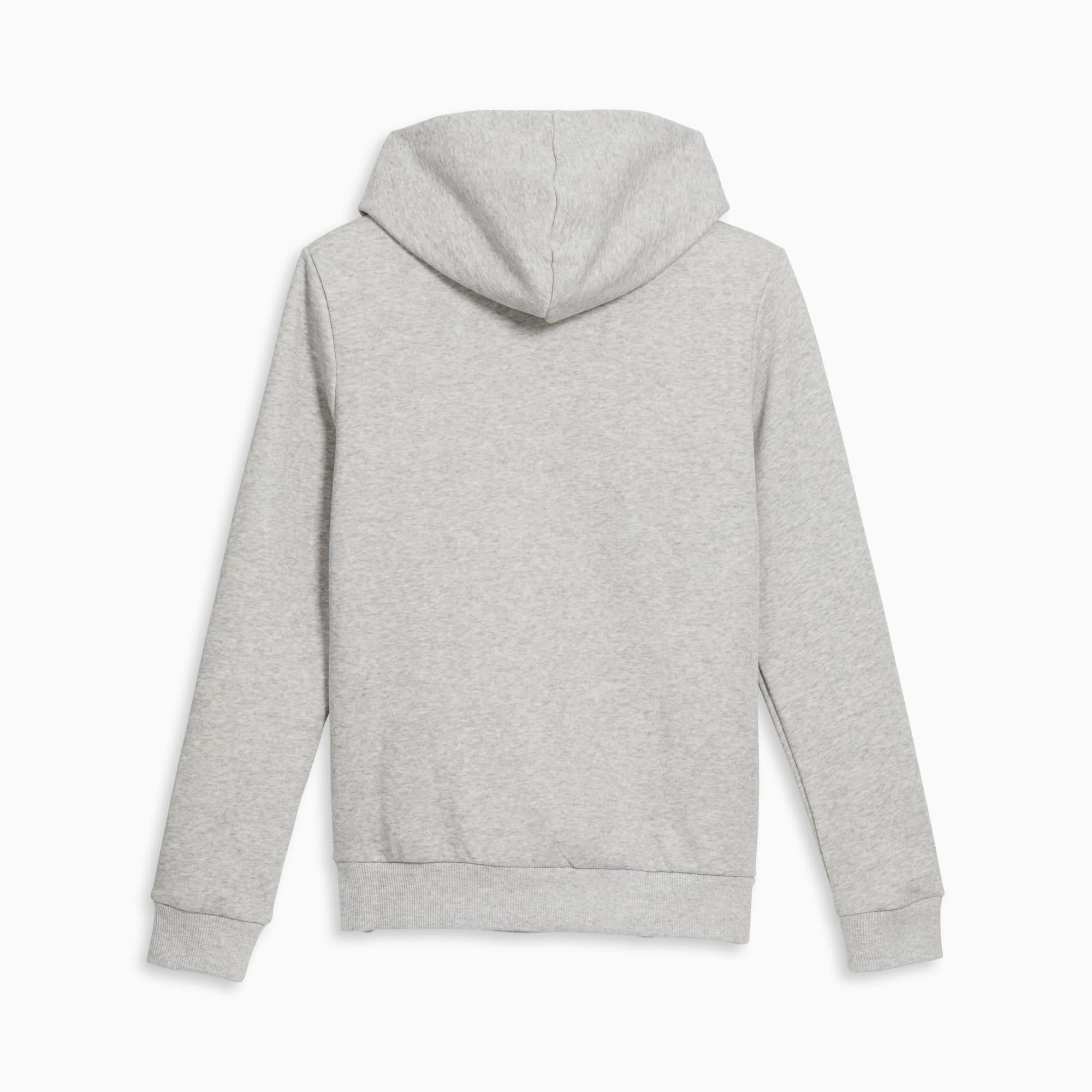 PUMA Essentials Big Cat Logo Women's Hoodie in Light Grey Heather Product Image