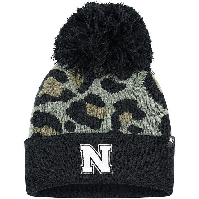 Womens 47 Hunter Nebraska Huskers Bagheera Cuffed Knit Hat with Pom Product Image