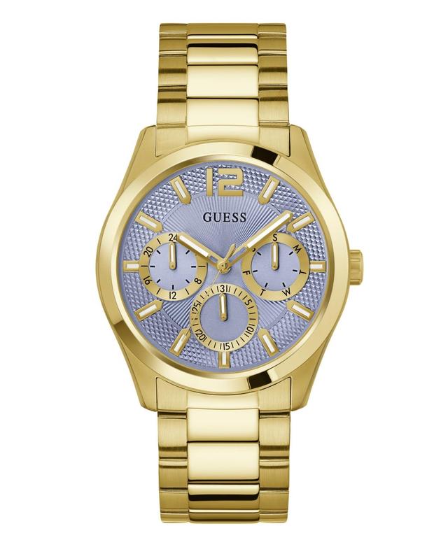 Guess Mens Analog Gold-Tone Stainless Steel Watch 42mm - Gold-Tone Product Image