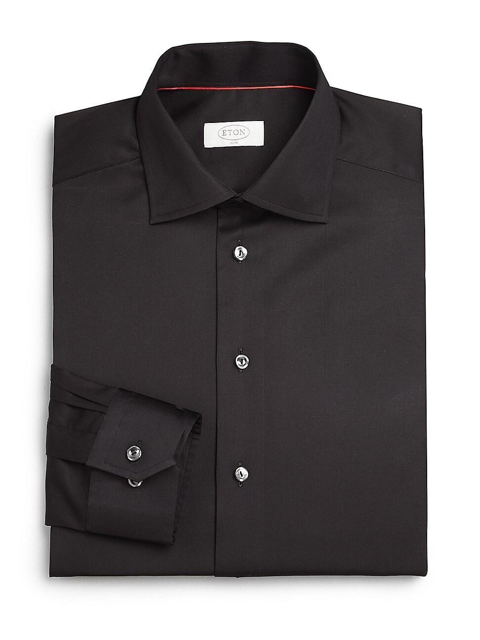 Slim-Fit Twill Dress Shirt Product Image