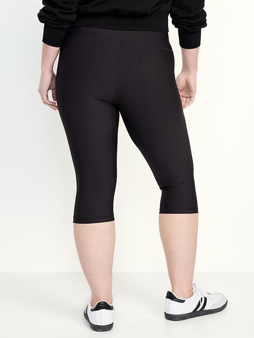 High-Waisted PowerSoft Crop Leggings Product Image