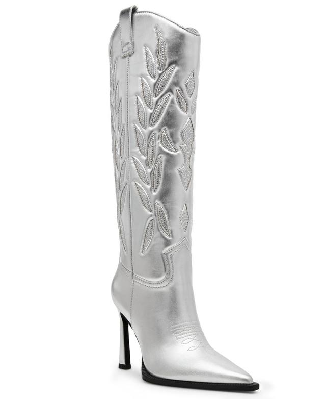 Steve Madden Womens Kinzee-r Stiletto Western Tall Dress Boots Product Image