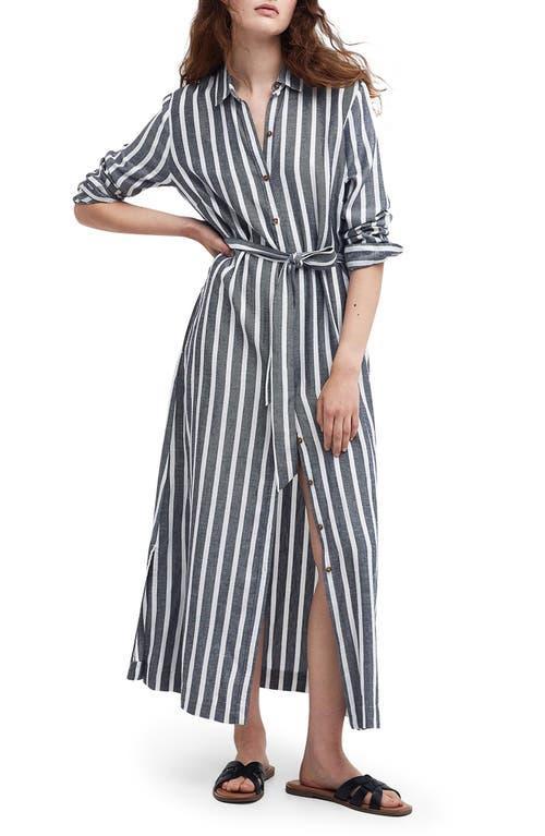 Barbour Annalise Stripe Long Sleeve Shirtdress Product Image