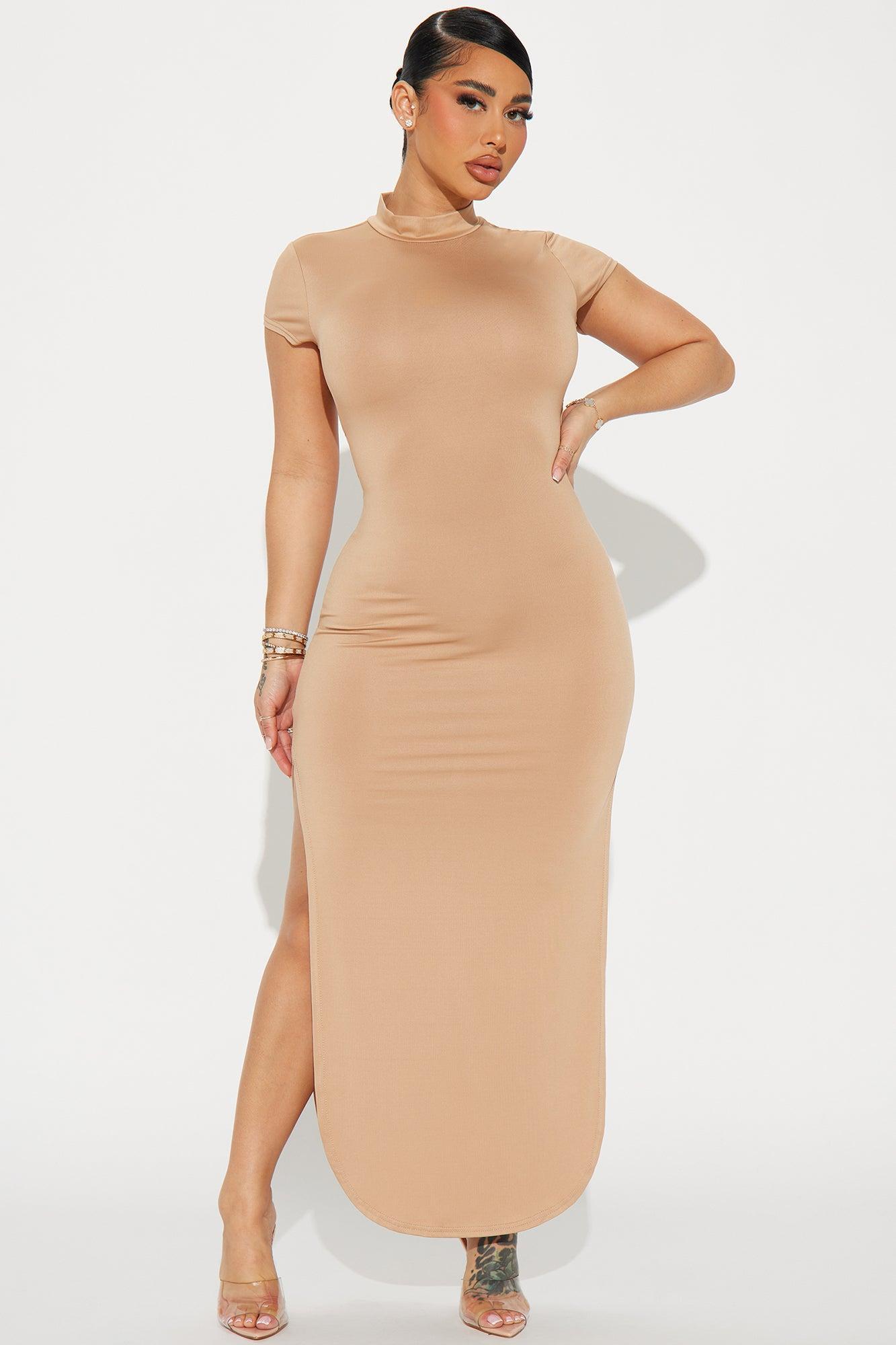 Jenny Maxi Dress - Taupe Product Image