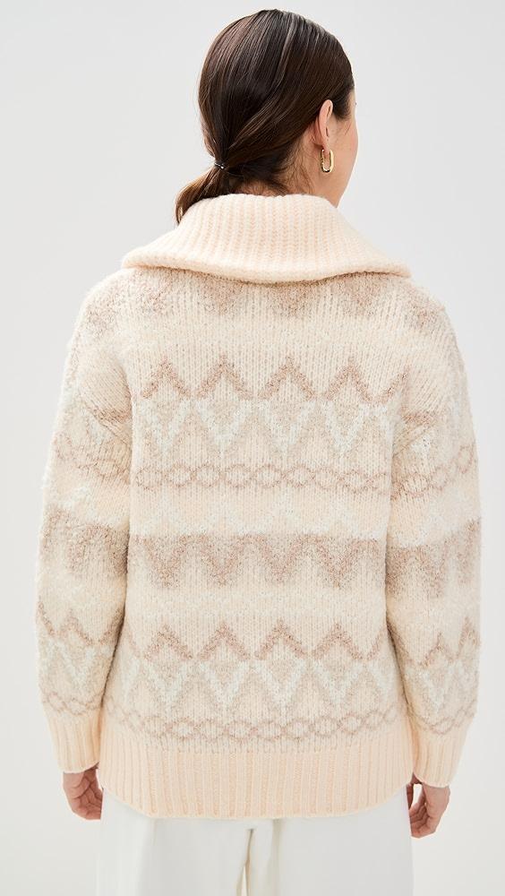 Varley Brooke Fair Isle Knit Jacket | Shopbop Product Image