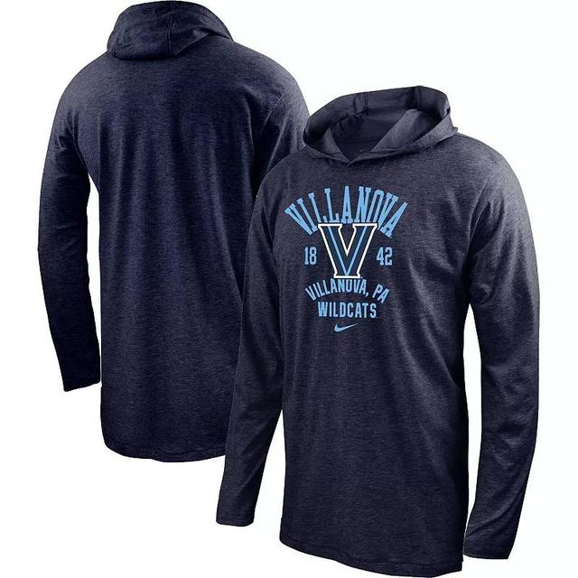 Mens Nike Villanova Wildcats Performance Long Sleeve Hoodie T-Shirt Blue Product Image