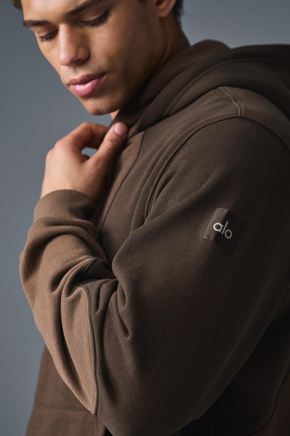 Make Waves Hoodie - Espresso Tonal Male Product Image