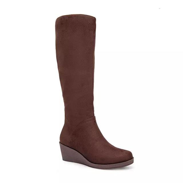 Aerosoles Binocular Womens Suede Knee-High Boots Product Image