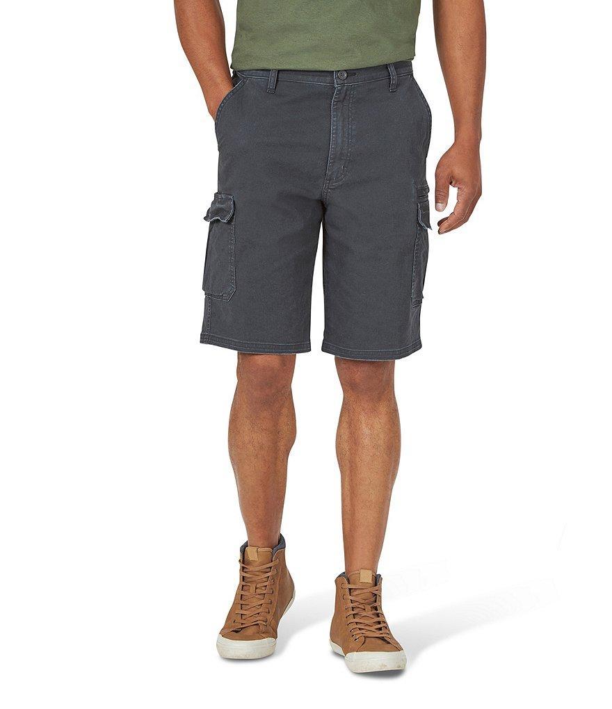 Wrangler Flex Twill Relaxed Fit Cargo 10.5#double; Inseam Shorts Product Image