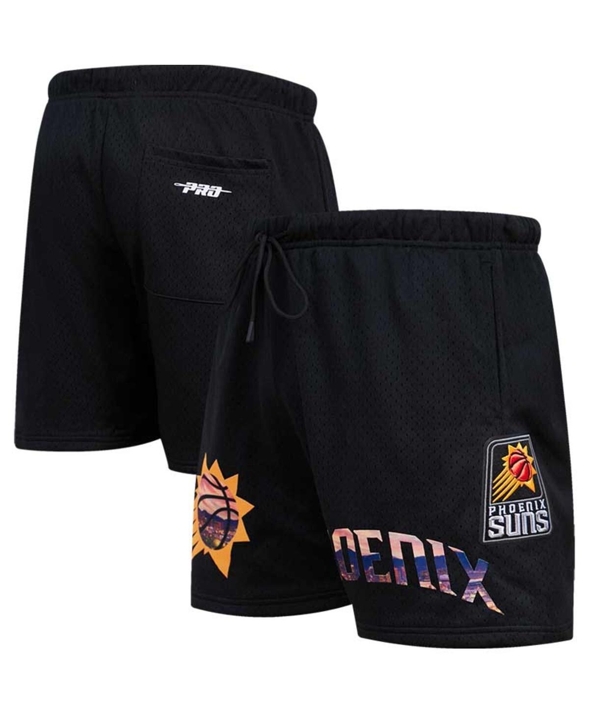 Mens Pro Standard Black Phoenix Suns City Scape Mesh Shorts Product Image