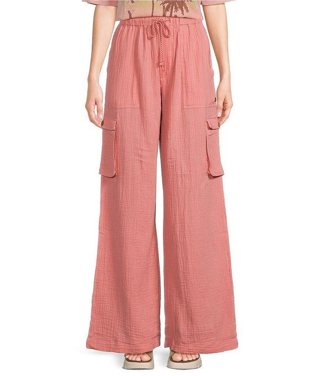 Roxy Precious High Rise Cargo Beach Pants Product Image