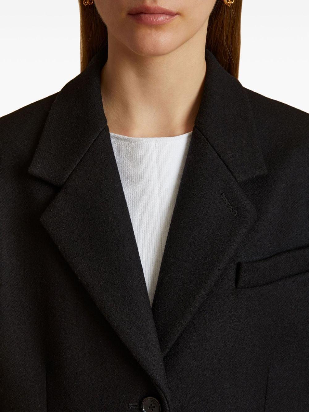 Bontin Wool Coat In Black Product Image