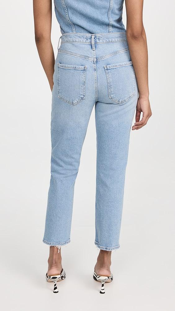 AGOLDE Riley High Rise Straight Crop Jeans | Shopbop Product Image