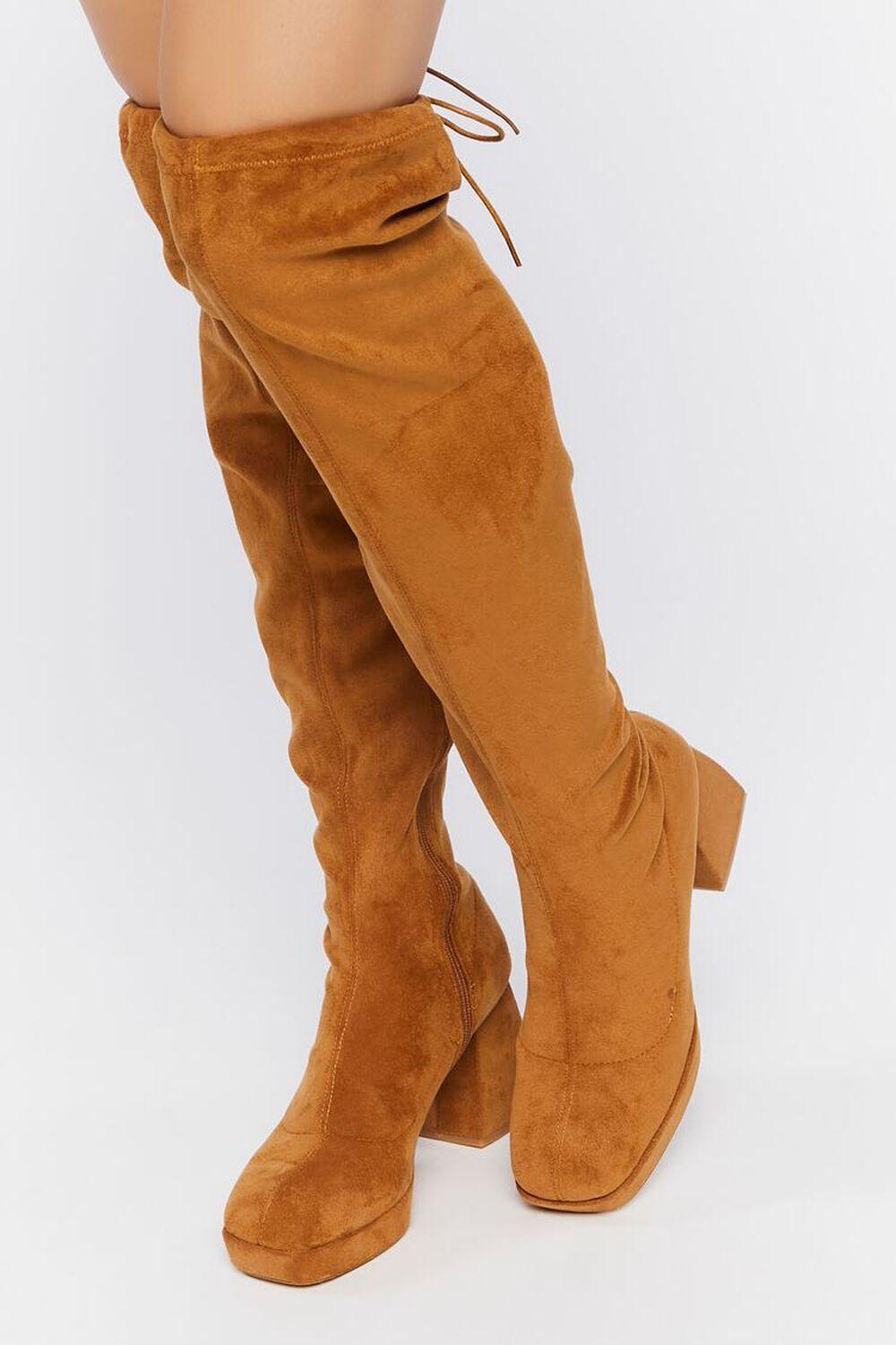 Faux Suede Over-the-Knee Boots | Forever 21 product image