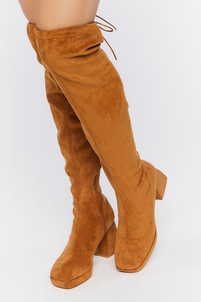 Faux Suede Over-the-Knee Boots | Forever 21 Product Image