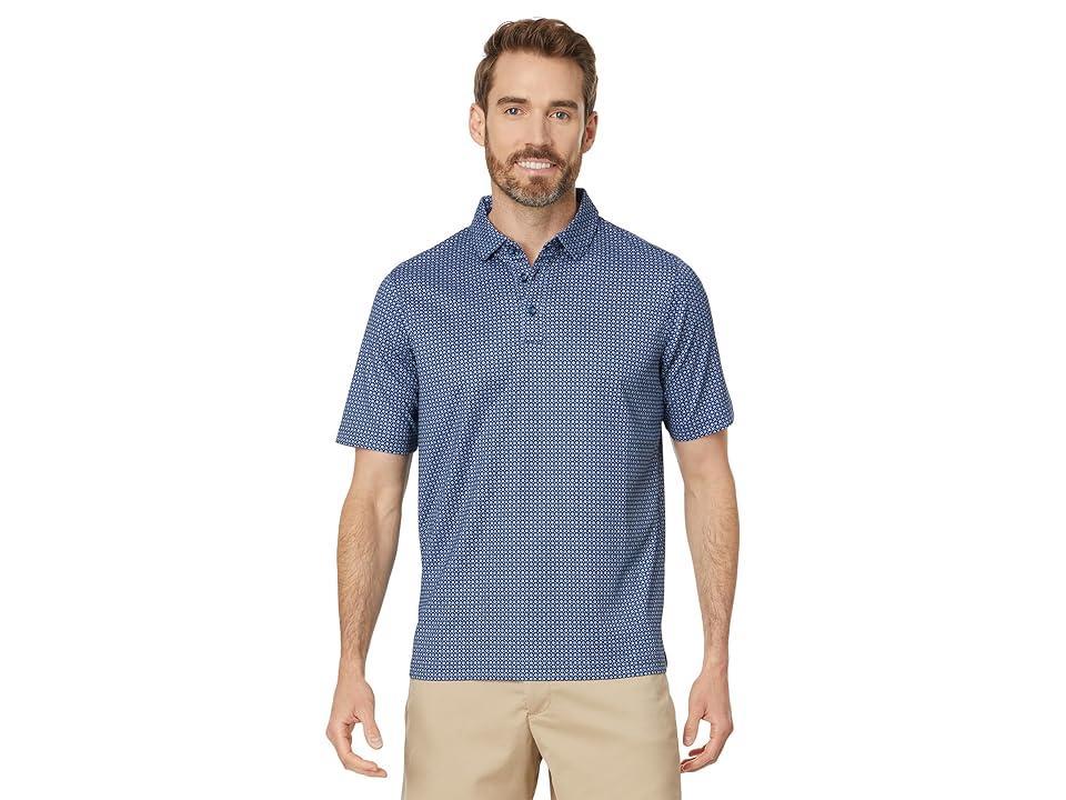 Johnston & Murphy Xc4 Performance Polo Geo) Men's Clothing Product Image