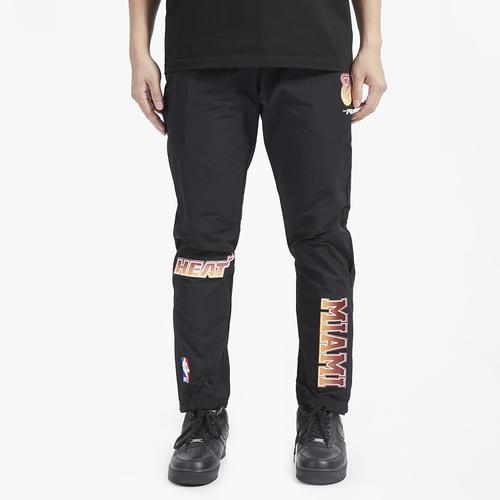 Pro Standard Mens Heat OS Letters Woven Pants - Black/Black Product Image