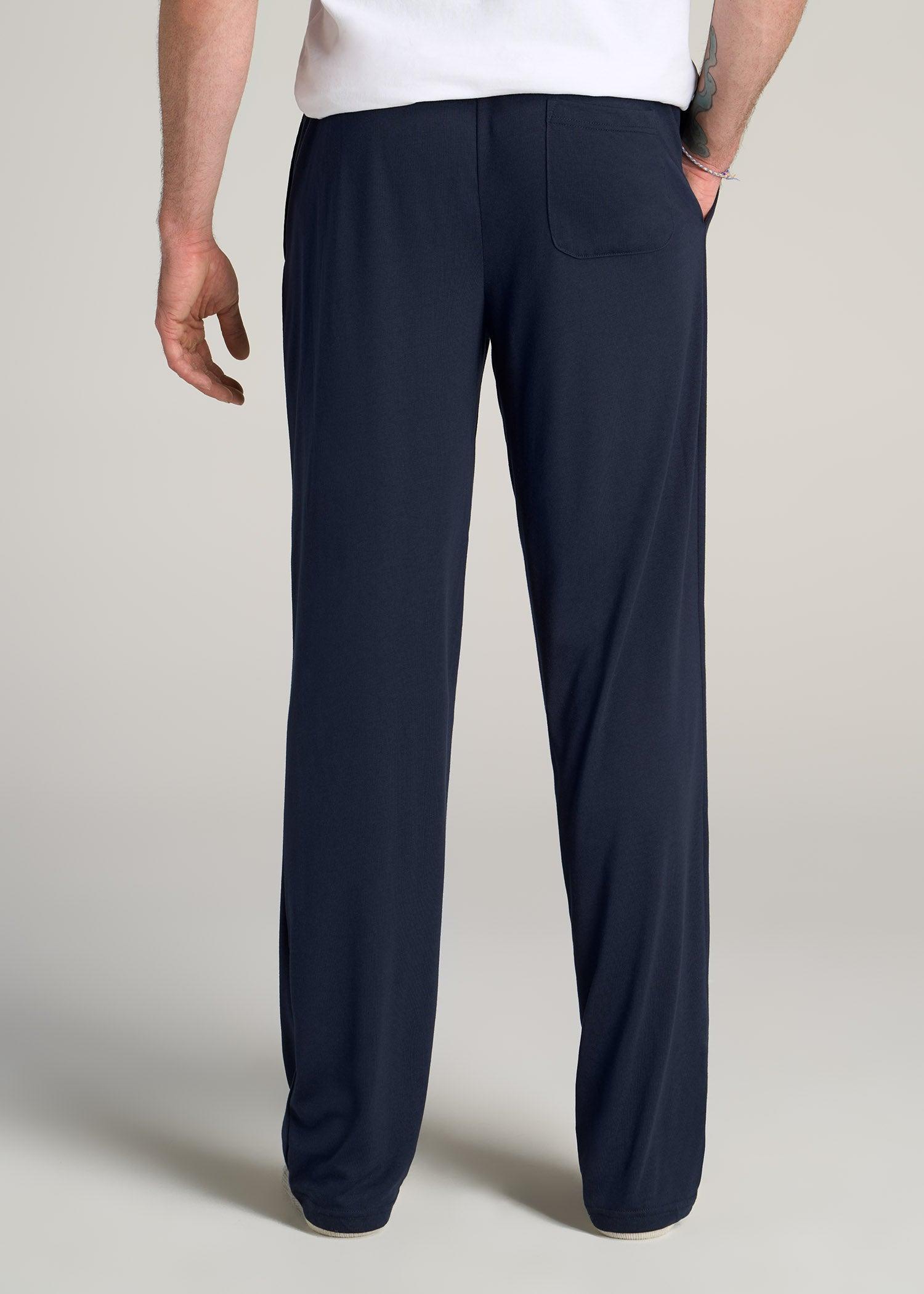 Lounge Pajama Pants for Tall Men in Navy Male Product Image