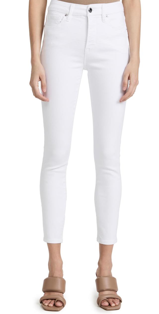 Good American Good Legs High Rise Crop Skinny Jeans Product Image