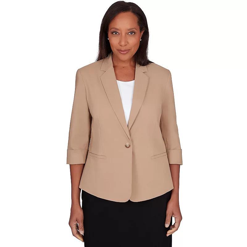 Womens Alfred Dunner Classic Fit Jacket Product Image