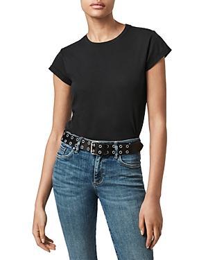 AllSaints Anna Cuff Sleeve Cotton T-Shirt Product Image