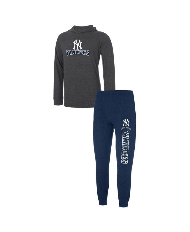 Mens Concepts Sport Navy New York Yankees Meter Hoodie and Joggers Set - Navy Product Image