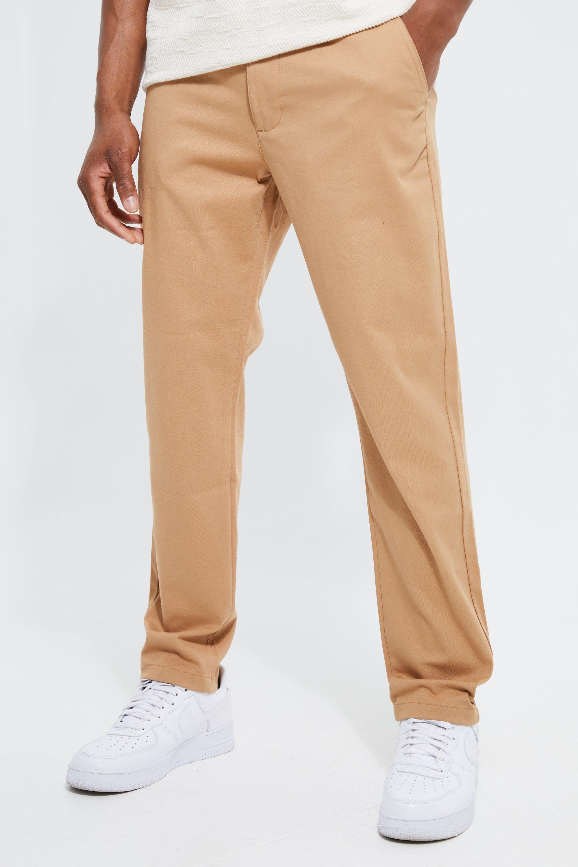 Fixed Waist Slim Chino Pants | boohooMAN USA product image