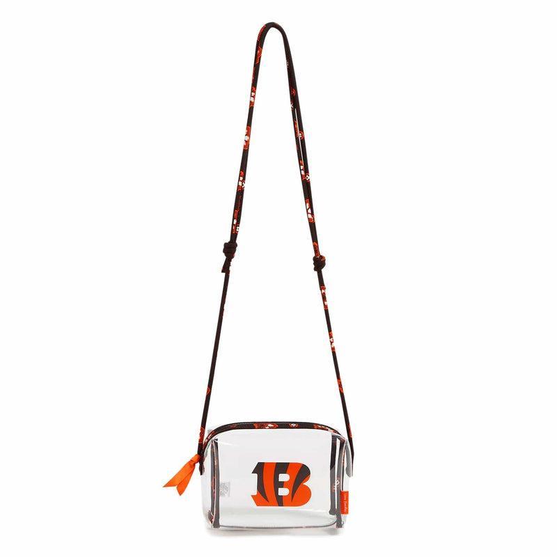 Vera Bradley NFL Clear Crossbody Bags Women in Cincinnati Bengals Bandana Product Image