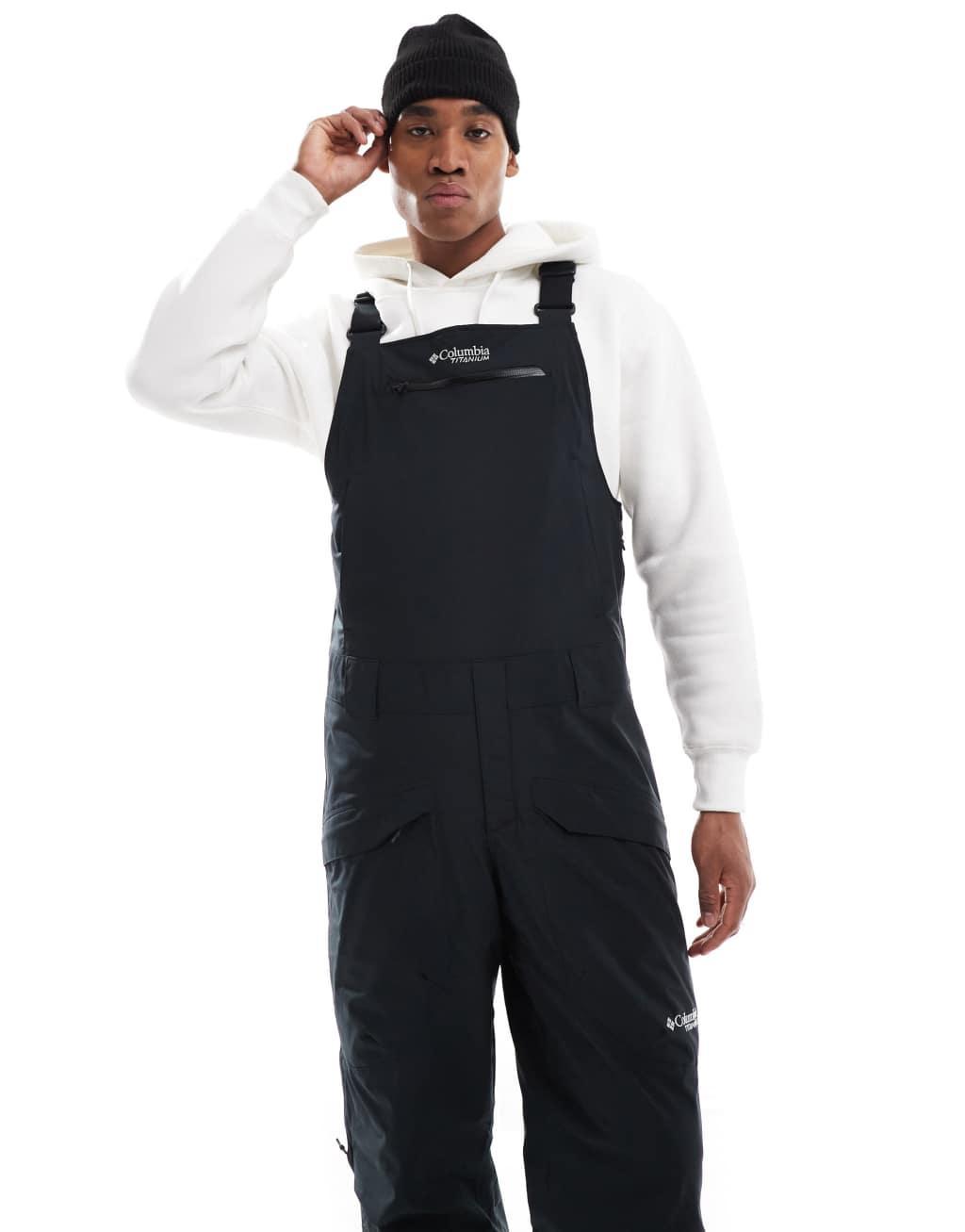 Columbia Highland Summit ski bib in black Product Image